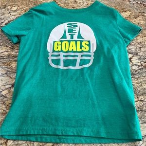 Set Goals turquoise shirt